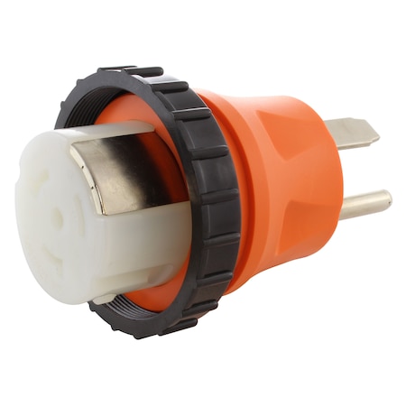 Ac Works Plug Adapter, SS2-50R, 14-50P, 0 ft., Orange AD1450SS2